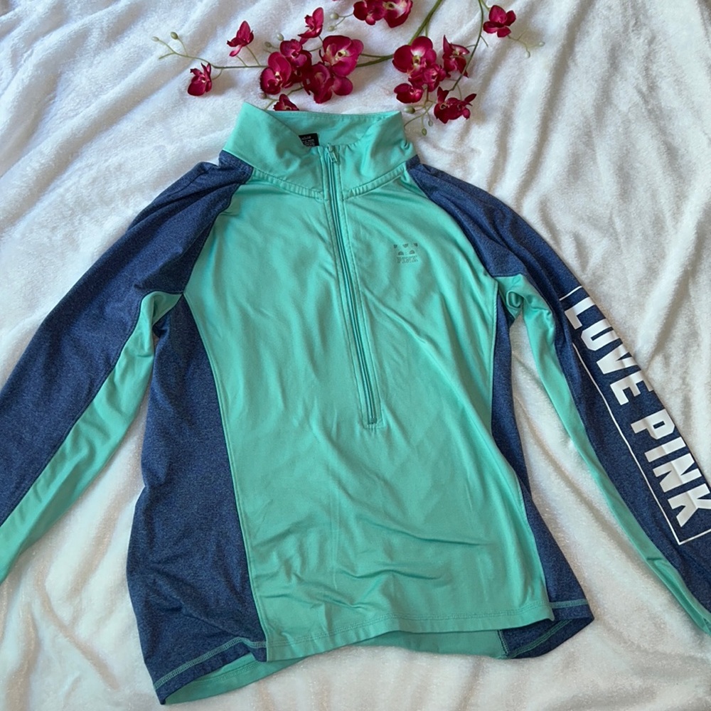 Pink polyester jacket; like new